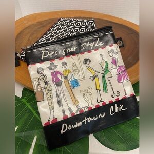 Brighton Designer Style Downtown Chic Zippered Pouch
